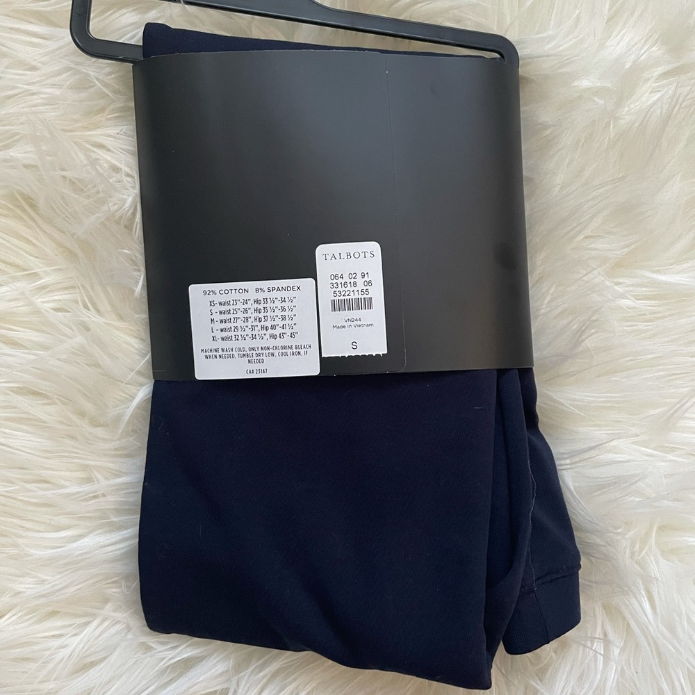 NWT Talbots Navy Leggings - Picture 3 of 4
